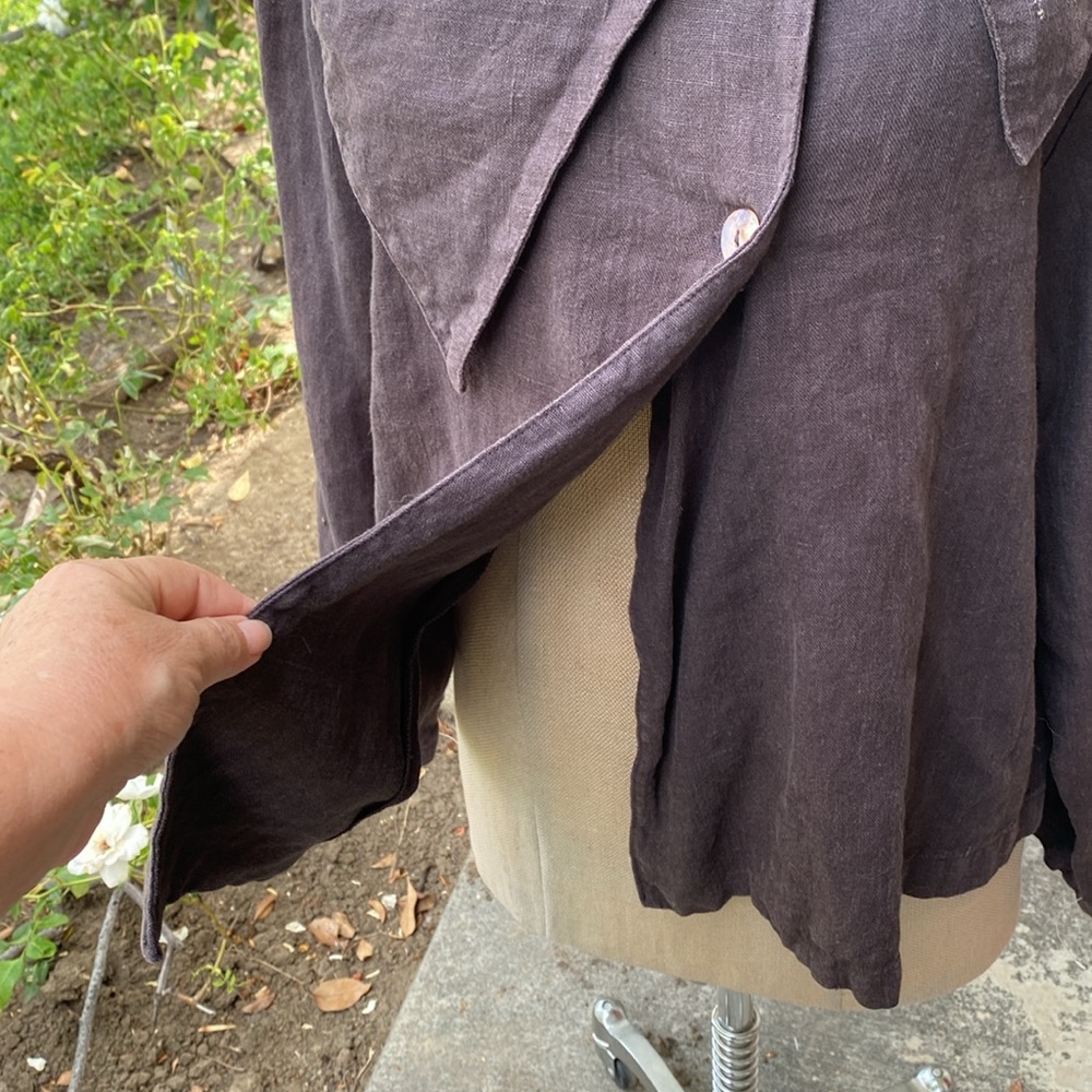 Bryn Walker 100% linen stunning brown jacket from high end boutique in Newport - Picture 4 of 12